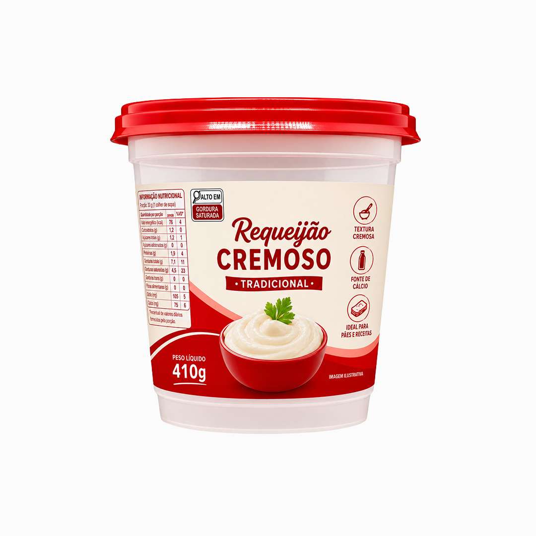 Copo de Requeijão 410 - BrasilPack